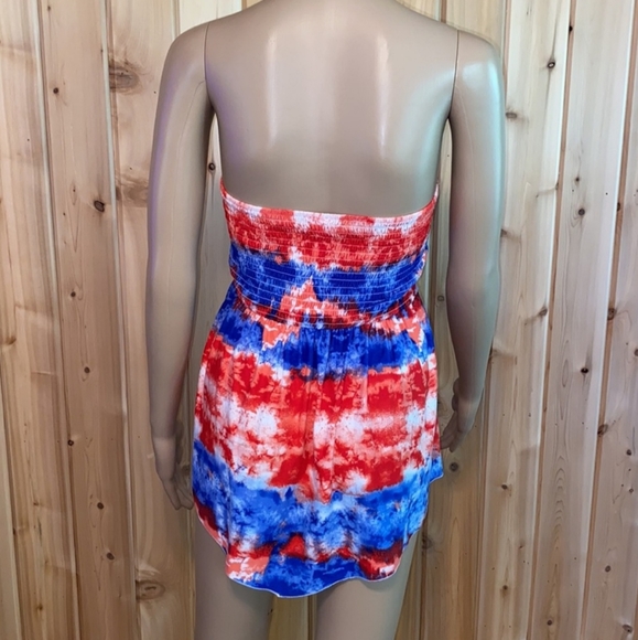 EUC No Boundaries Super Soft Patriotic Colors Padded Bra Top XL - Picture 7 of 7